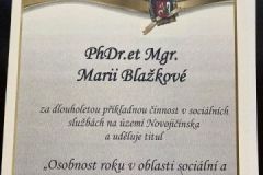 Marie blažková ocenění 3