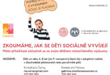 Výzkum NATAMY "Zkoumáme, jak se děti sociálně vyvíjejí"